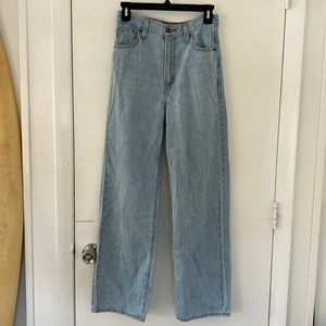 Levi’s high waisted straight jeans